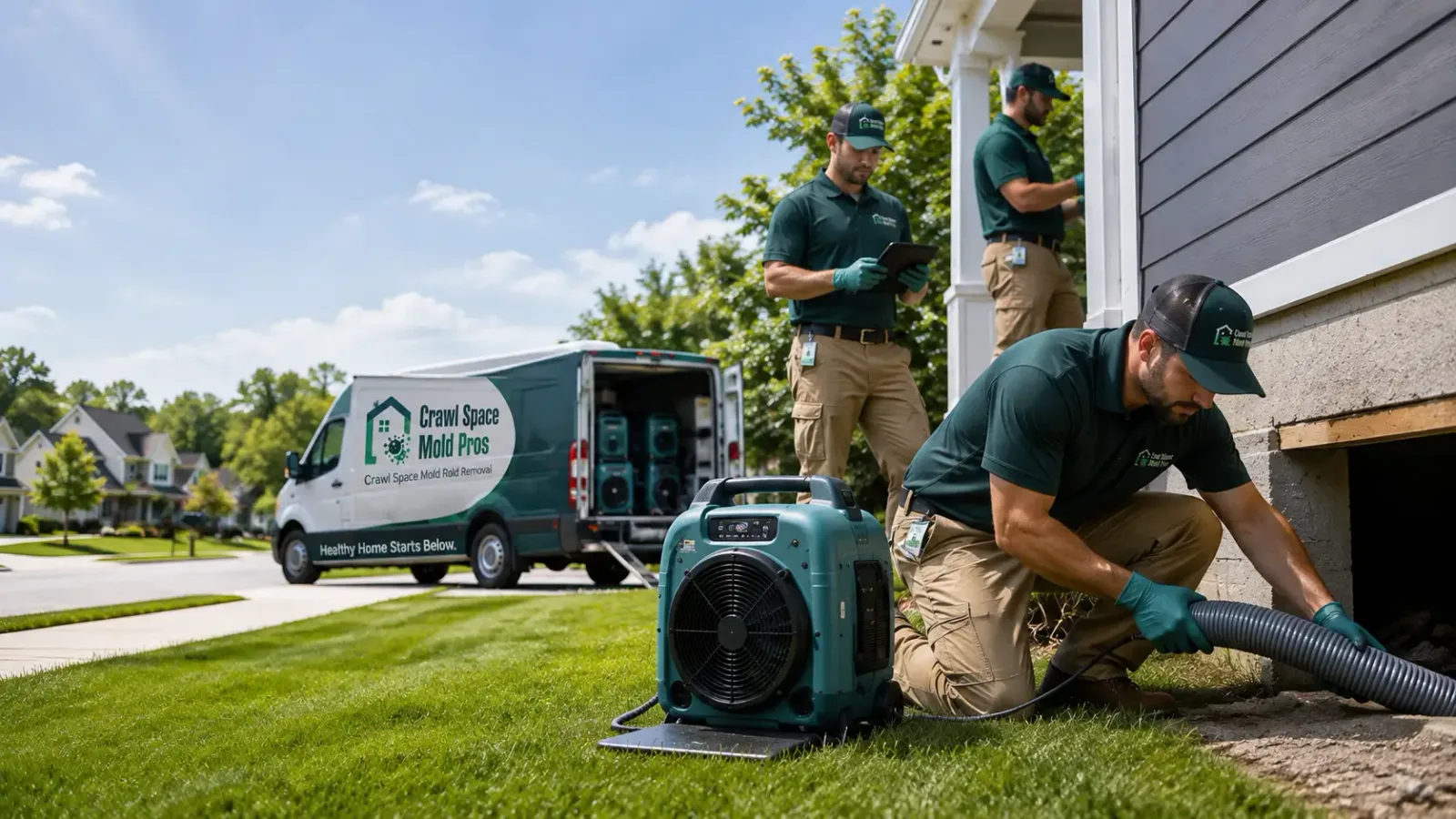 Crawl Space Mold Removal in Elrosa, MN